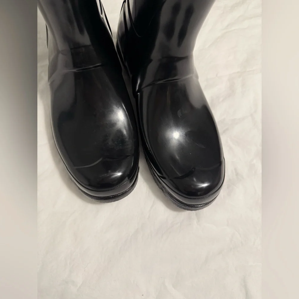 NWOT Black Hunter Tall Rain Boots, Size 9 - Picture 3 of 16